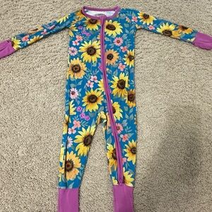 Little Sleepies Sunflower Fields Zippy